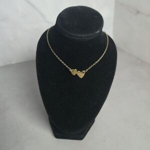 Vintage Gold Heart Pendant Ankle Bracelet